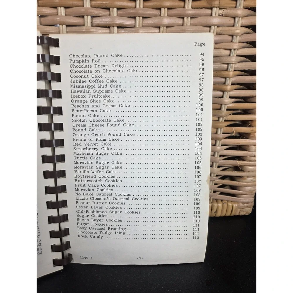 Love's United Methodist Church Cookbook Walkertown NC 1984 Dishes Of Love Recipe